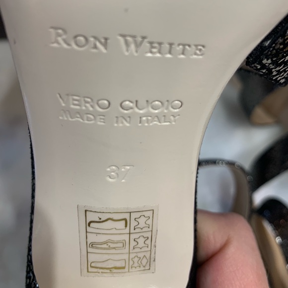 Ron White Belinda Italian sandals/heels - size 37 - Picture 7 of 10